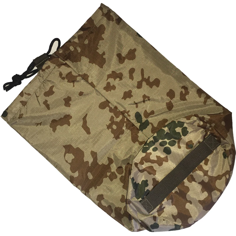 Camuflaje manchado alemán impermeable ligero y duradero portátil miscelánea bolsa de cubo bolsa de reciclaje bolsa de accesorios - imagen 5
