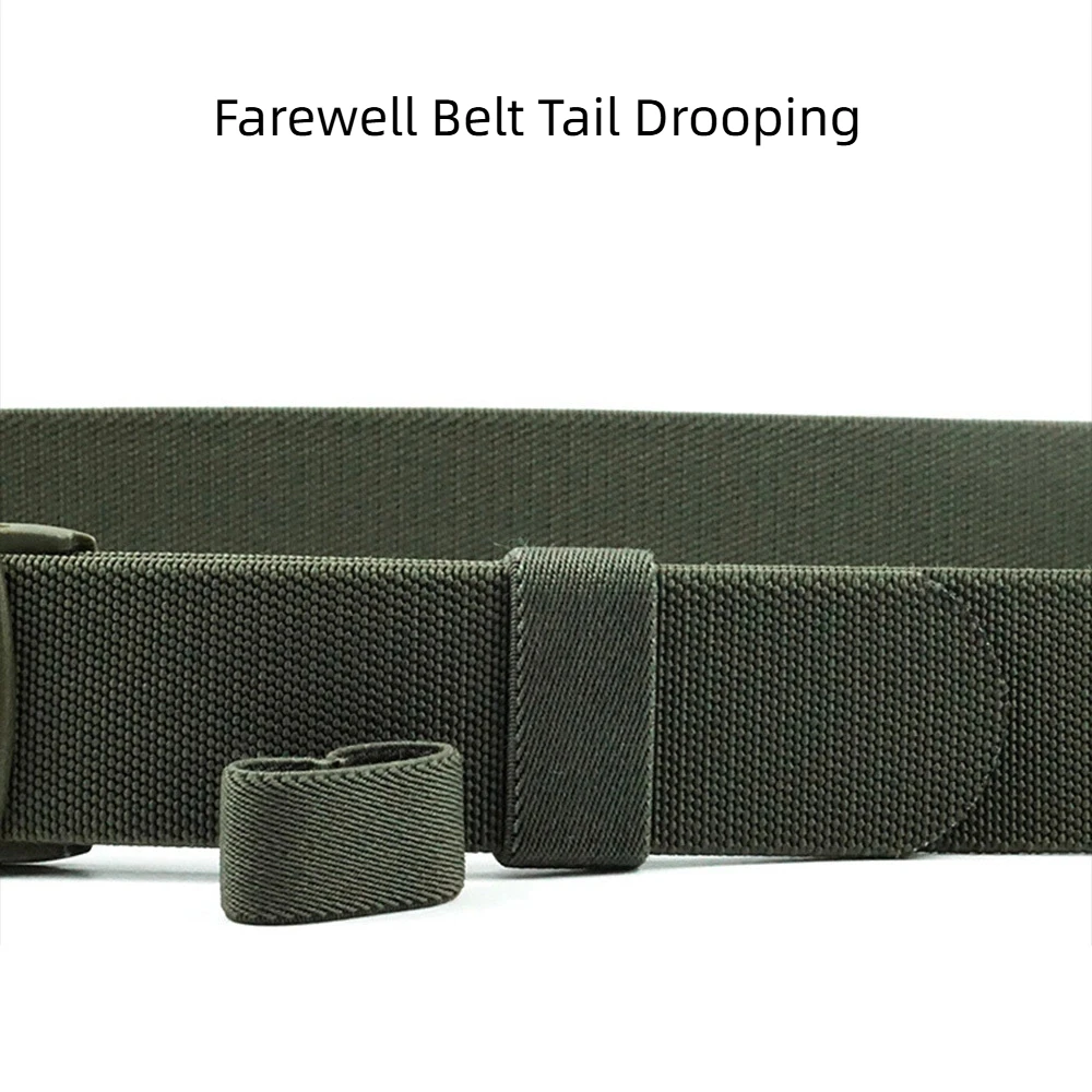 10 Uds. Nuevo cinturón y pantalones gruesos, bucles elásticos de retención, 4cm de largo, 2cm de ancho, elástico de sarga comprimida, multicolor - imagen 5