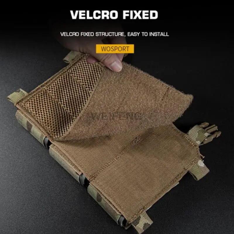 Almohadilla de malla de cojín transpirable táctico, parche de bucle colgante D3CRM MK3 MK4, aparejo de pecho, placa de portador de chaleco, accesorios de caza Airsoft - imagen 5