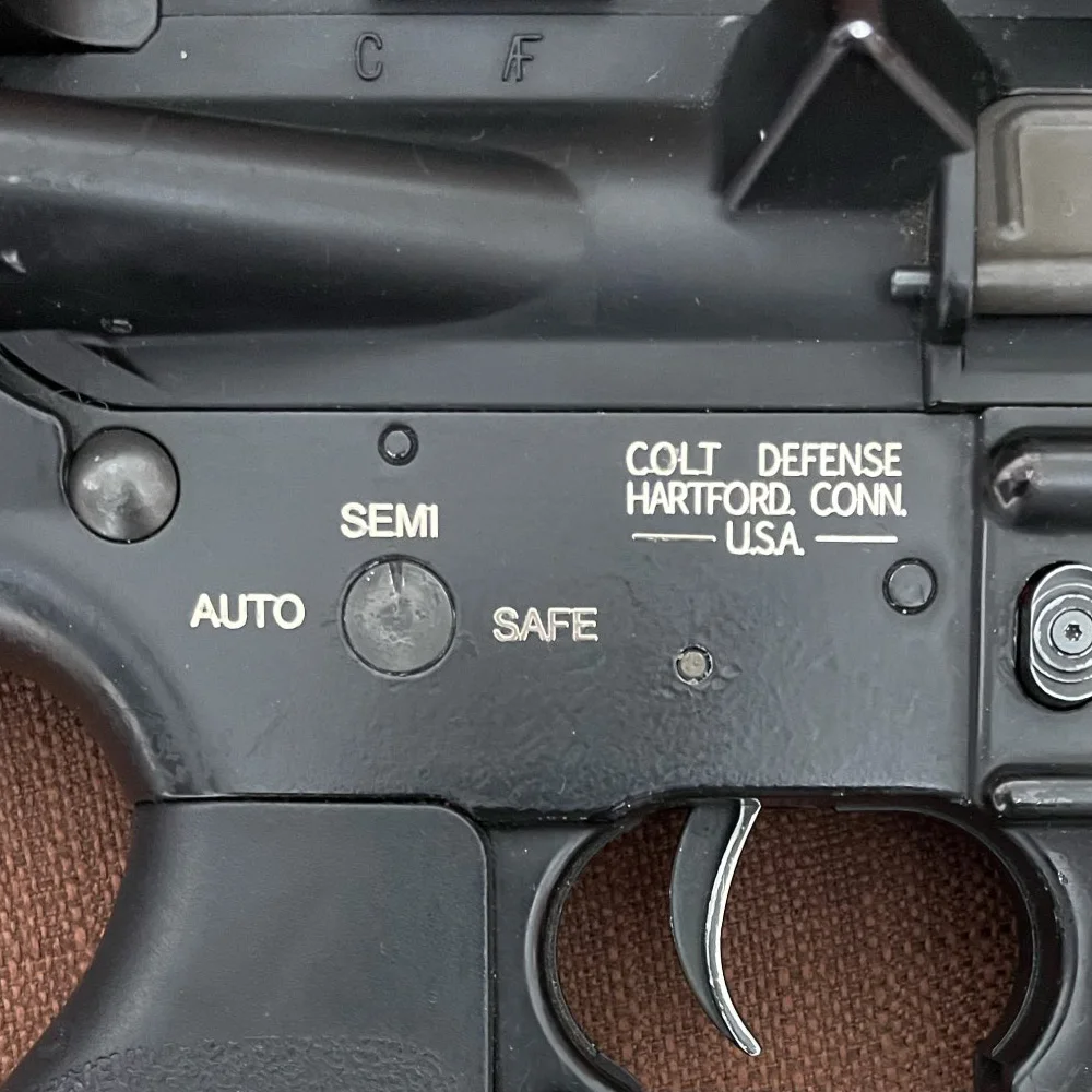 Pegatina táctica de Metal para pistola de juguete jinming, accesorios de caza, Airsoft, Paintball CS, DIY, M4A1, MK18, 2 unidades por juego - imagen 4