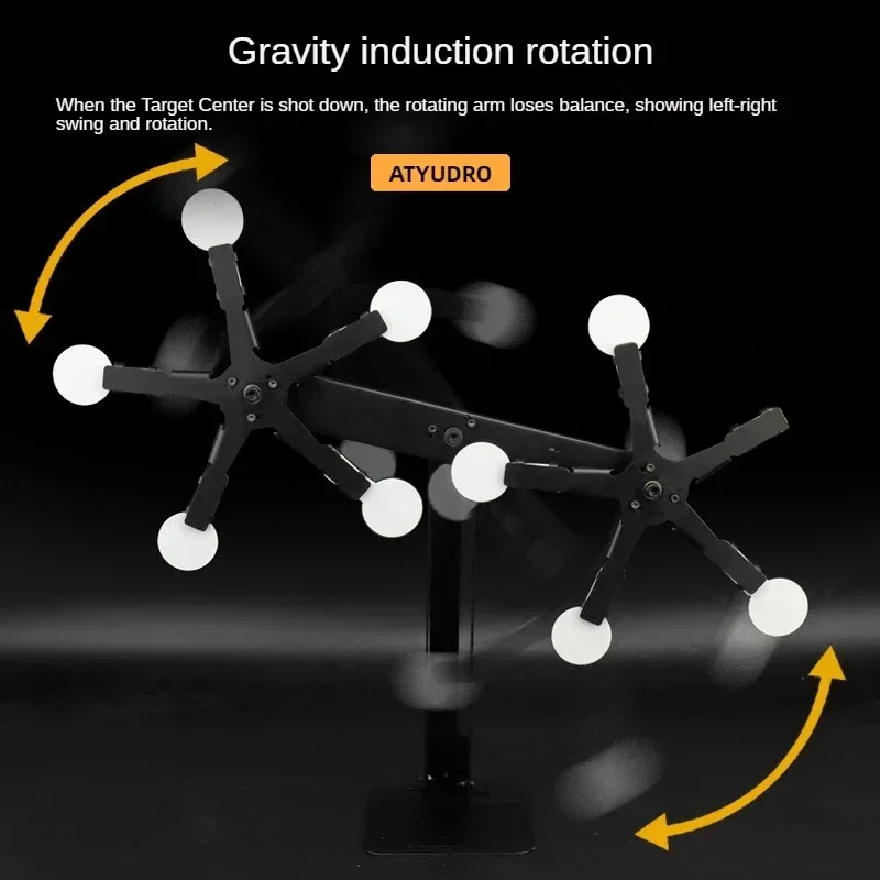 Objetivo táctico de doble rotación, entrenamiento de tiro, adsorción magnética, accesorios Airsoft, pistola de Paintball CS, equipo deportivo - imagen 4