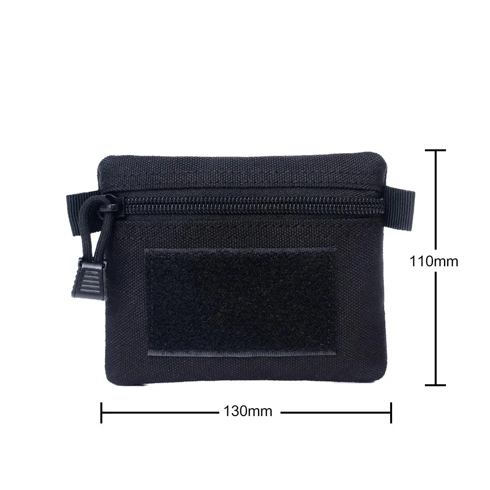 Cartera para exteriores EDC, bolsa MOLLE para organizar almacenar la cintura, bolsa para tarjetas, monedero, accesorios para mochila de caza y acampada - imagen 3