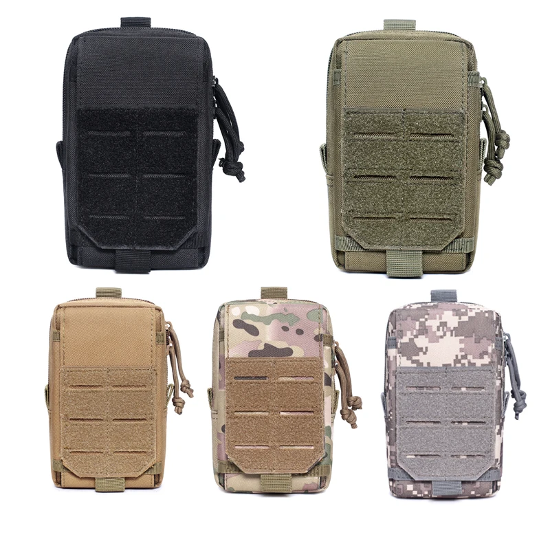 Bolsa Molle 1000D, riñonera para exteriores para hombres, bolsa de herramientas EDC, chaleco, monedero, funda para teléfono móvil, bolsa compacta de caza, nuevo