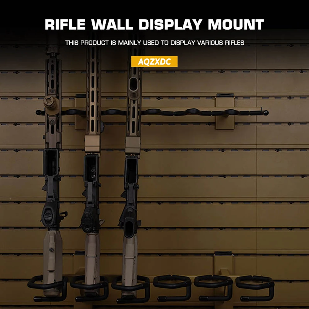 Chaleco táctico MOLLE para caza, cinturón y soporte de rifle pared - imagen 3