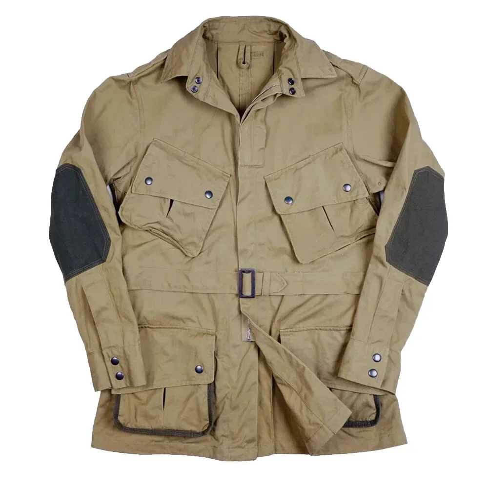 Chaqueta de uniforme WW2 M42, abrigo de soldado de paracaidista, chaqueta para exteriores, uniforme de entrenamiento Retro WW2 de EE. UU. para hombres, chaqueta M42 - imagen 2