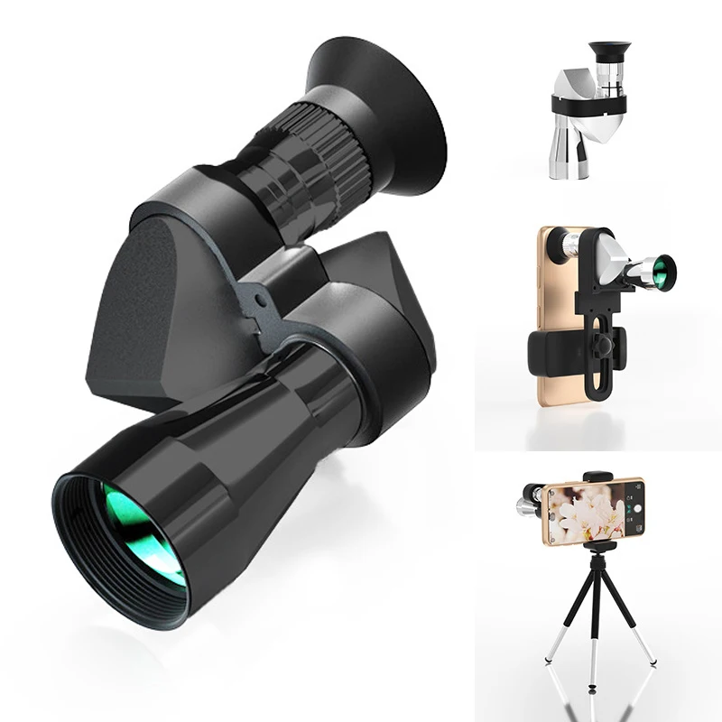 Telescopio Monocular compacto 8X20 para adultos Mini Monocular portátil de mano con adaptador para teléfono inteligente para observación de aves y pesca - imagen 2