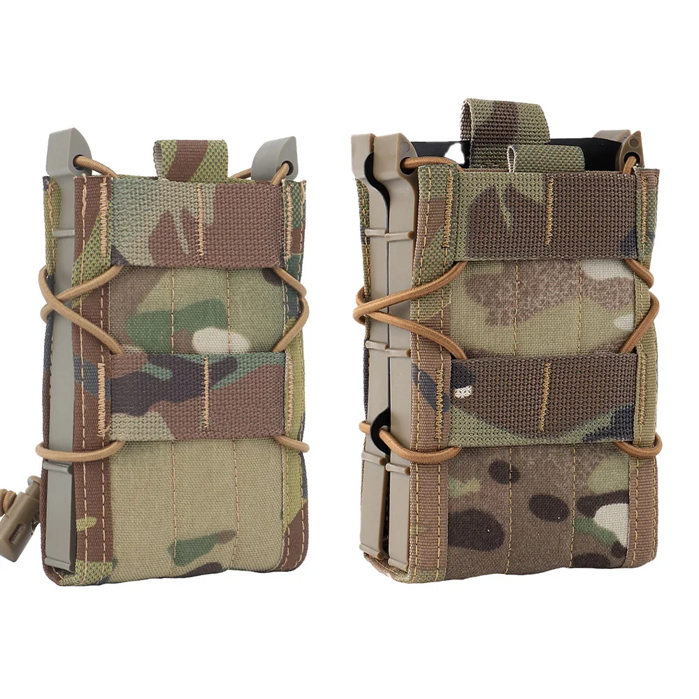 Bolsa Mag Tiger de 5,56mm, sistema MOLLE de nailon 1000D individual/doble, gancho de cintura de extracción rápida, bolsa de accesorios Compatible con chaleco - imagen 2