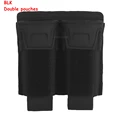 BLK  double pouch