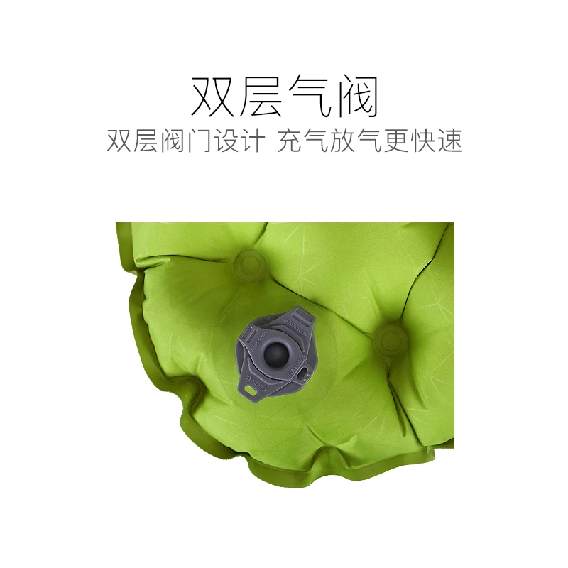 Cojín pequeño inflable de almacenamiento portátil, cojín plegable de viaje, a prueba de humedad para silla de camping - imagen 5