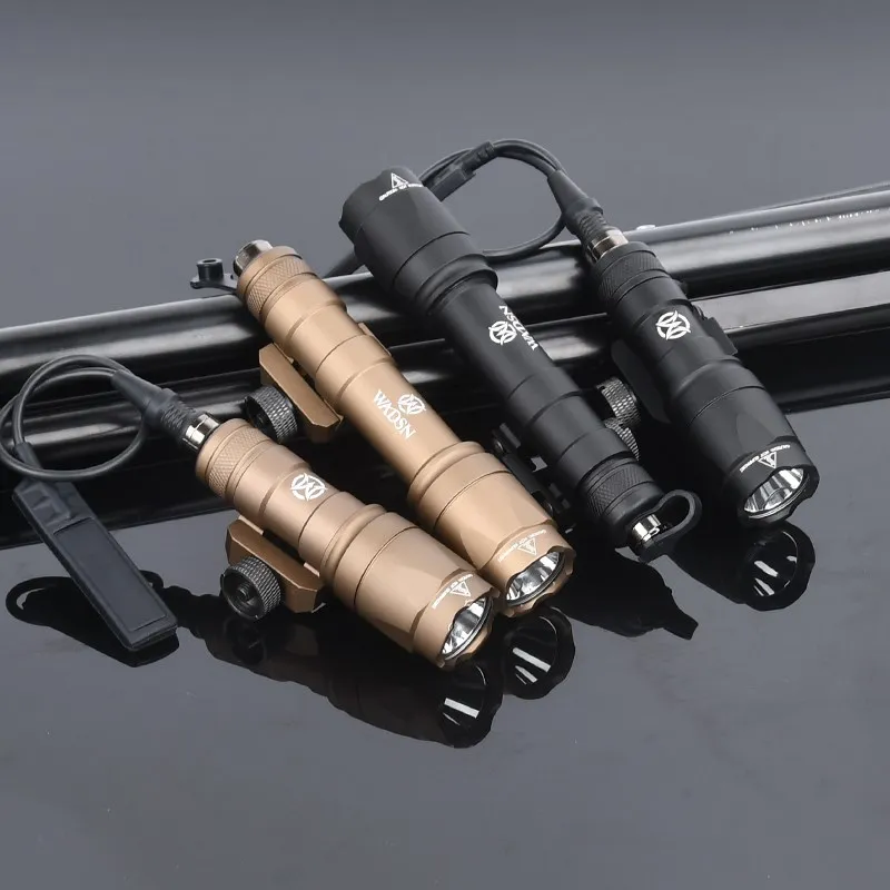 WADSN-linterna táctica potente para Rifle de explorador, luz LED, interruptor de doble función, SF, M600B, M600, M600C, M600U, Airsoft - imagen 5