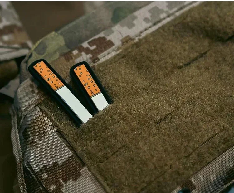Oeteldonk-Emblema 2024, parche de gancho y bucle de PVC para cigarrillo, brazalete Somke, pegatinas para mochila táctica, insignia de moral creativa con personalidad - imagen 3