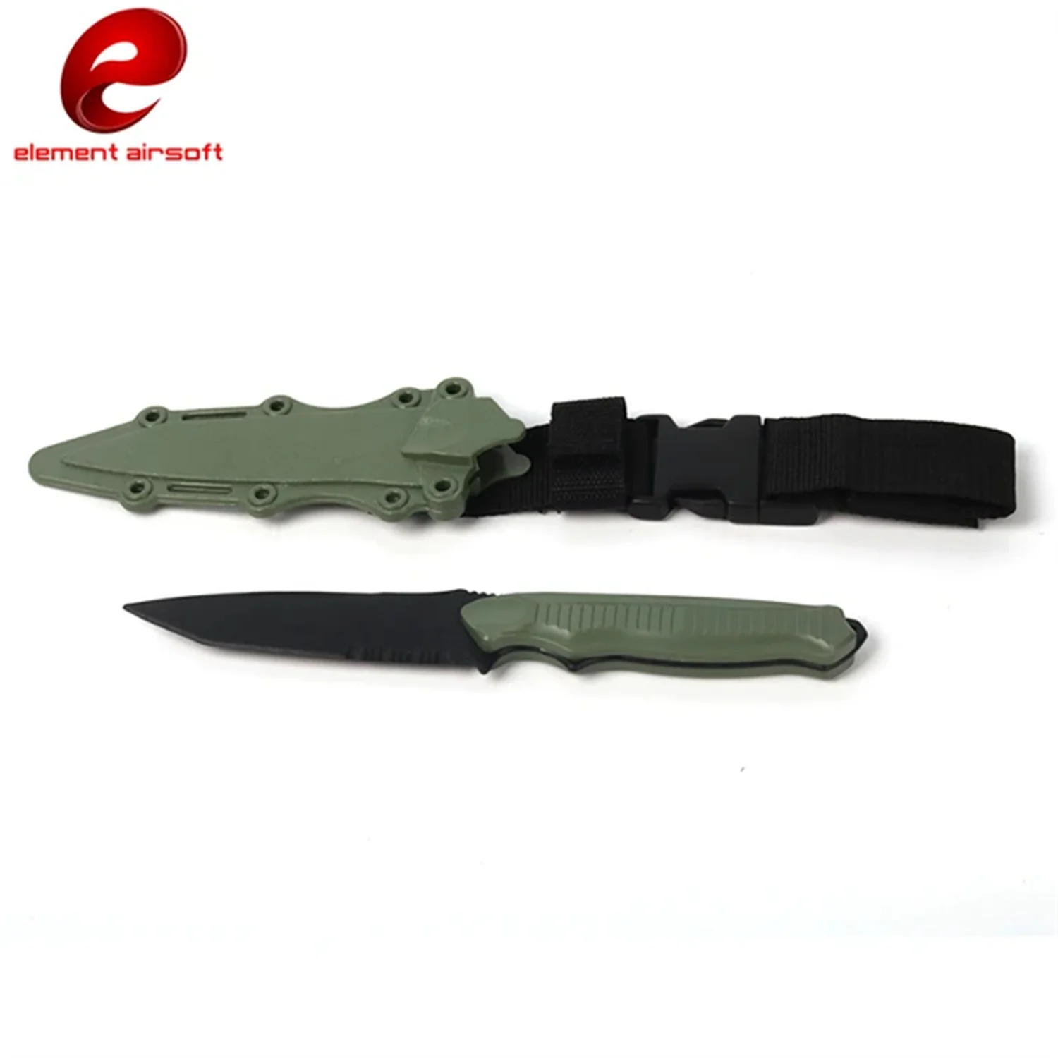 Cuchillo táctico goma entrenamiento con funda CS - imagen 3