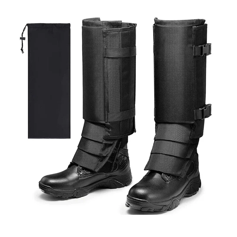 Polainas para botas de nieve, protección contra mordeduras de serpiente, impermeables para exteriores, ajustables, caza, escalada de montaña, senderismo, polainas para piernas - imagen 3