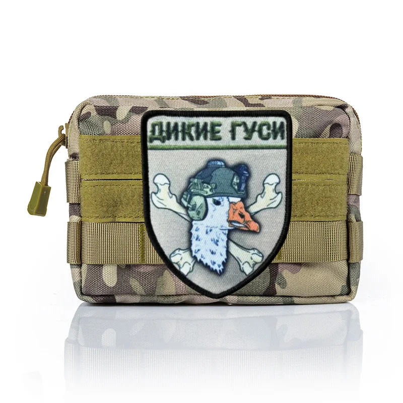 Parche "O gansos salvajes", insignia de moral táctica militar, gancho estampado y bucle, mochila, ropa, pegatina decorativa, brazalete - imagen 5