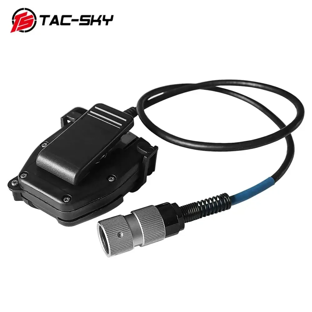 TAC-SKY AN/PRC-152 152a PRC148 auriculares tácticos militares walkie-talkie modelo de simulación accesorios de intercomunicación PTT 6pin PRC PTT - imagen 3