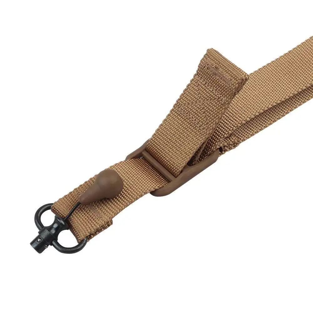 Eslinga Tatical de dos puntos QD giratoria de liberación rápida para Rifle, correa para pistola, hombro acolchado 2 a 1, accesorios para eslinga de caza Airsoft - imagen 3