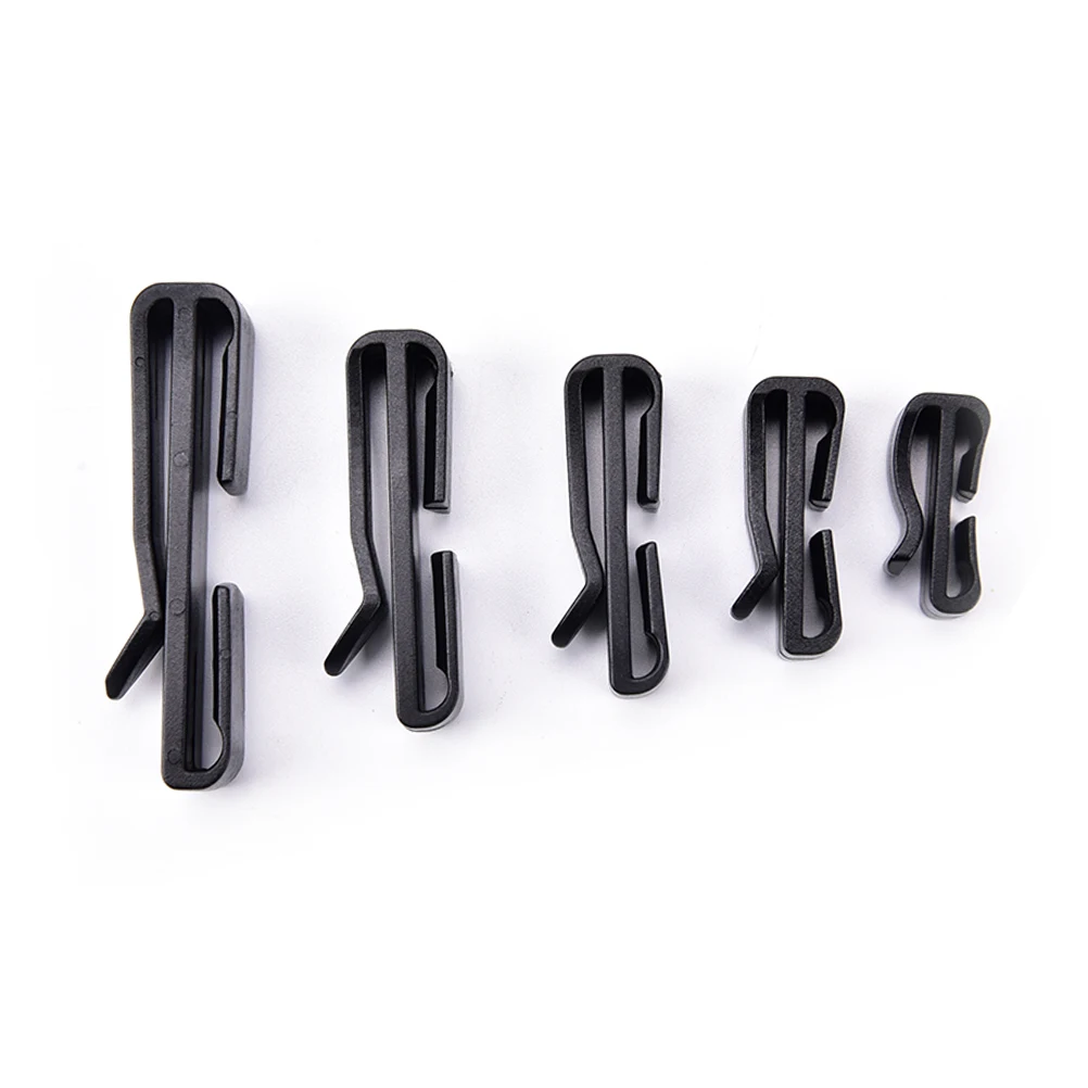 Clip de acabado de correas de mochila para montar en montaña al aire libre, correa de embalaje, Clip de acabado, Edc - imagen 5