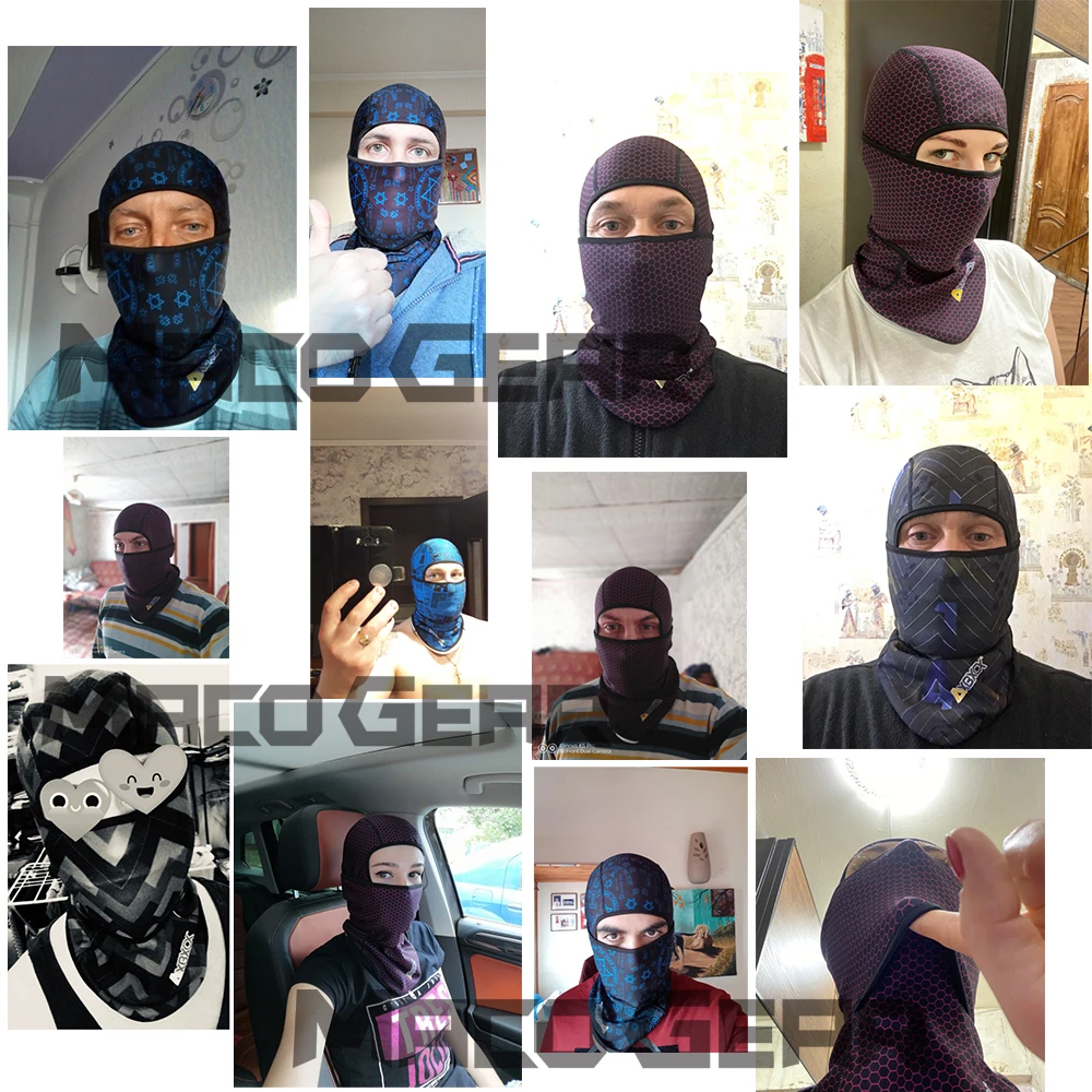 camuflaje Mascarilla Polar de invierno para hombre y mujer, pasamontañas para esquiar, bufanda térmica, deportiva ciclismo a prueba de viento, para senderismo, casco, capucha, cabeza de Snowboard masculino mujer - imagen 3