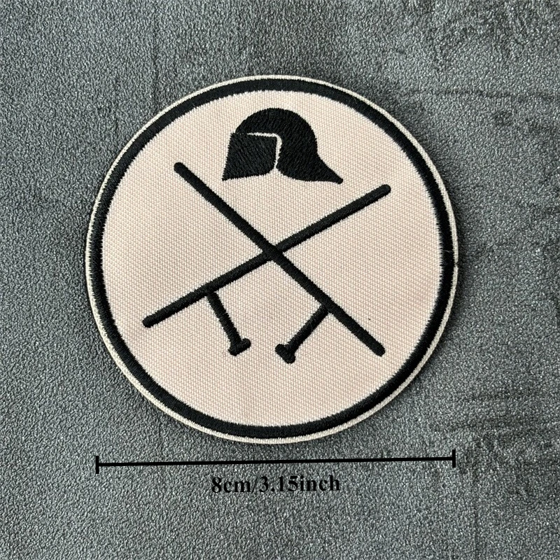 Parche bordado táctico para ropa, parches de gancho y bucle, pegatinas para mochila - imagen 2