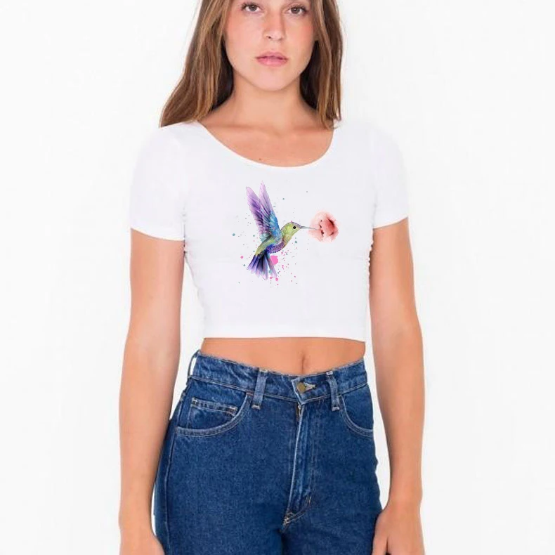 Termoadhesivo de transferencia de calor con forma de pájaro y mariposa para ropa, apliques de camiseta, parches de transferencia de hierro con animales de dibujos animados para ropa DIY - imagen 4