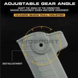 Funda HI-CAPA táctica para cinturón – Compatible airsoft