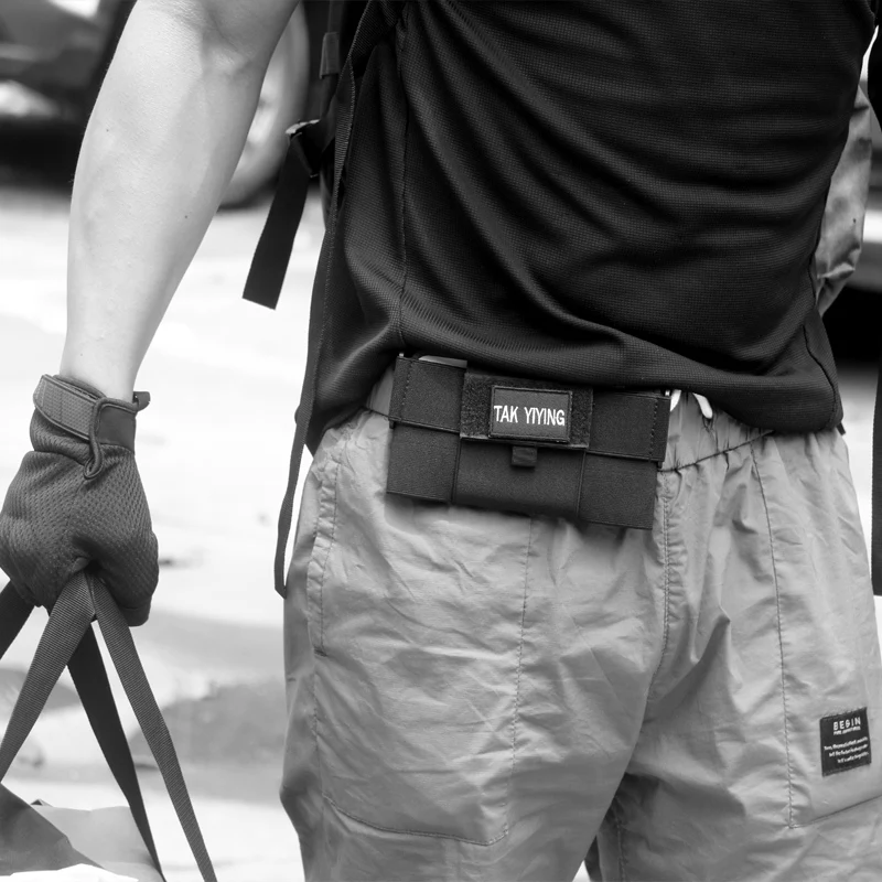 Bolsa de teléfono móvil táctica para hombres y mujeres, bolsa de Fitness para teléfono móvil, paquete de cintura informal para correr y ciclismo - imagen 2