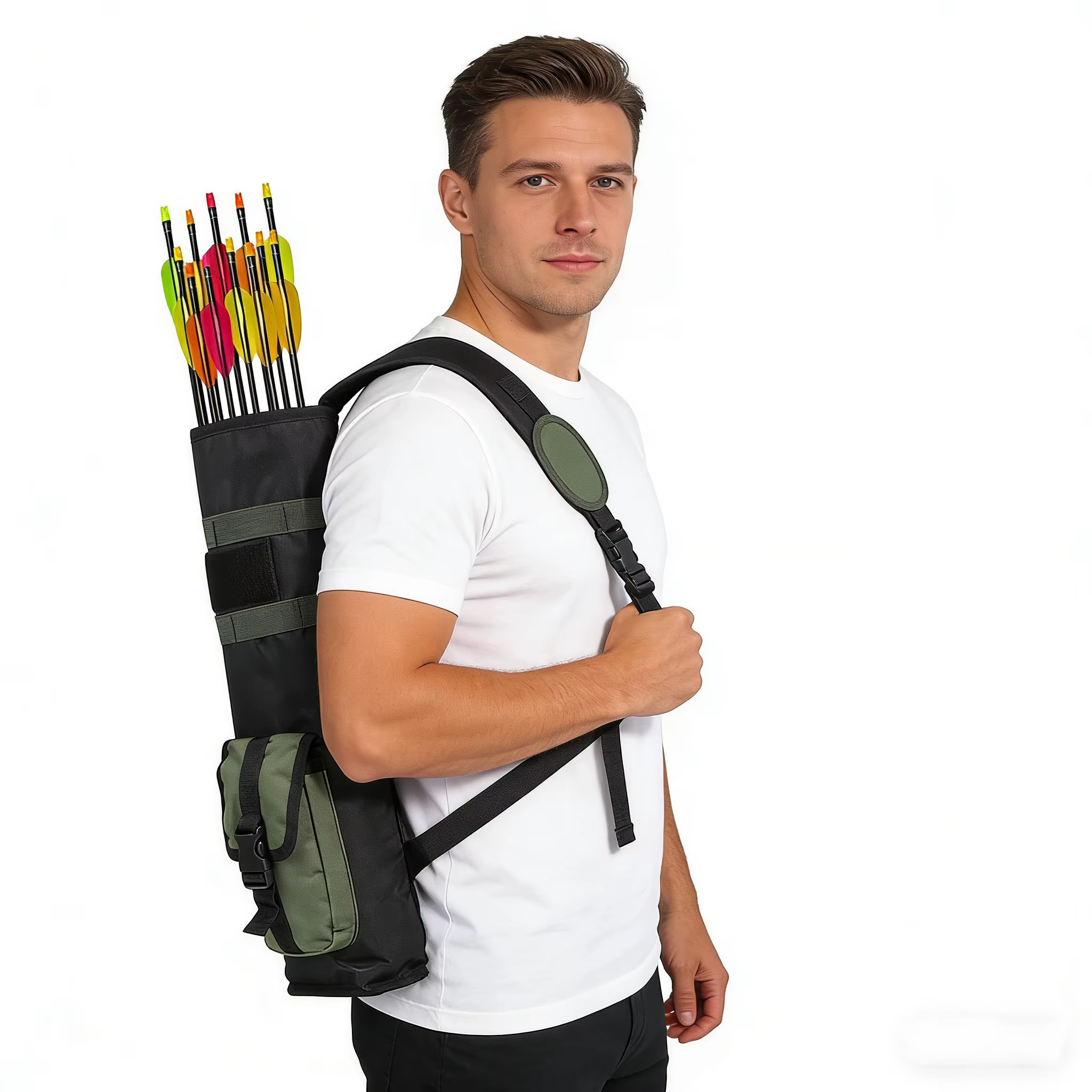 Bolsa táctica para arquería de caza con correa de hombro ajustable - imagen 5