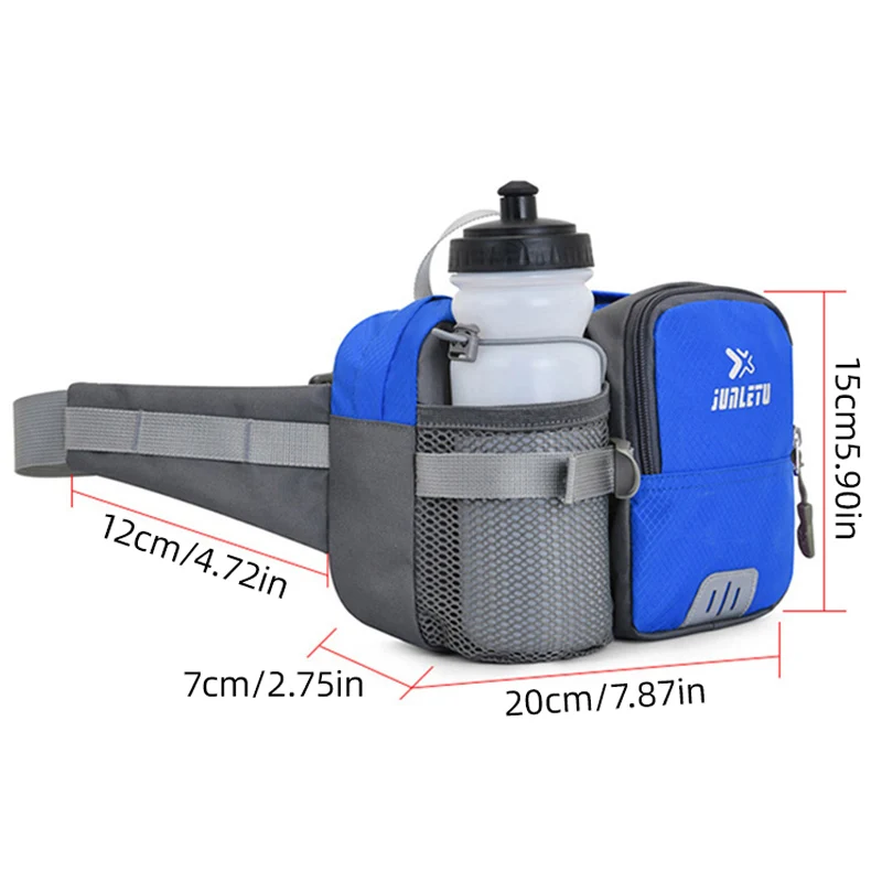 Rinonera tactica MOLLE con hidratacion integrada y botella de agua - imagen 3