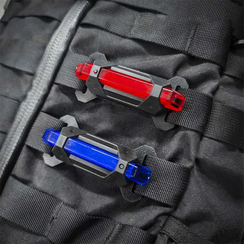 Luz de advertencia MOLLE luminosa para mochila táctica - imagen 5