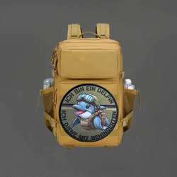 Parche con estampado de delfines de Anime, chaleco táctico, sombreros con gancho y bucle, insignia de moral, mochila, pegatinas decorativas, parches para brazalete para ropa