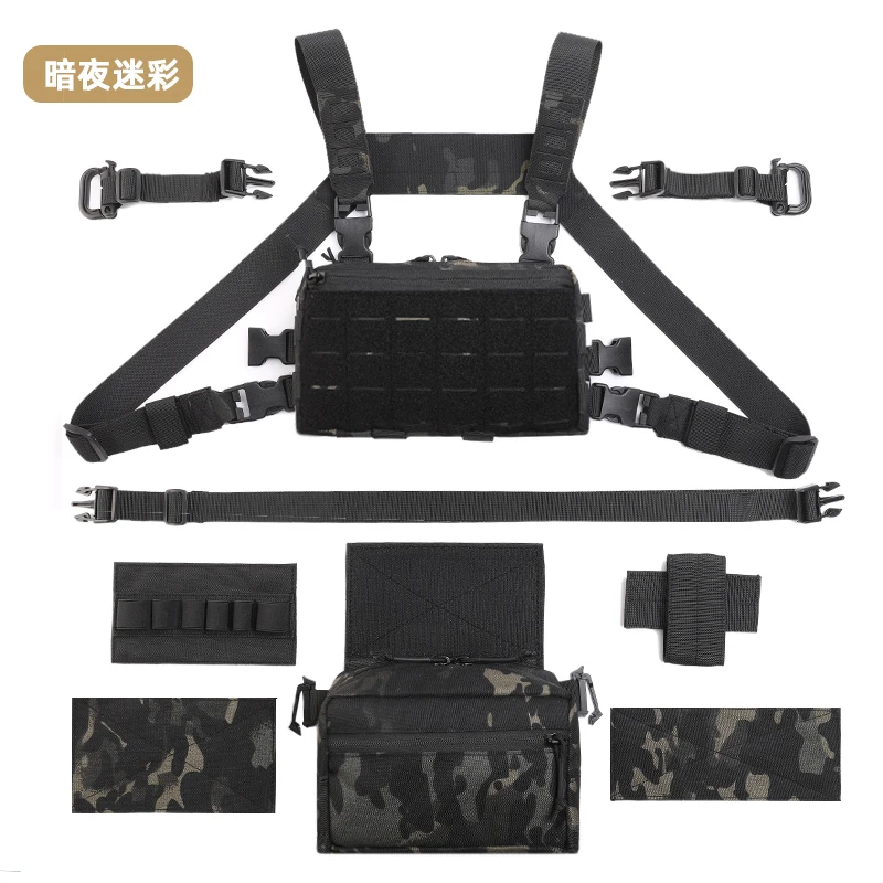 Chaleco de viaje táctico Molle versátil, accesorio colgante, paquete de cintura - imagen 3