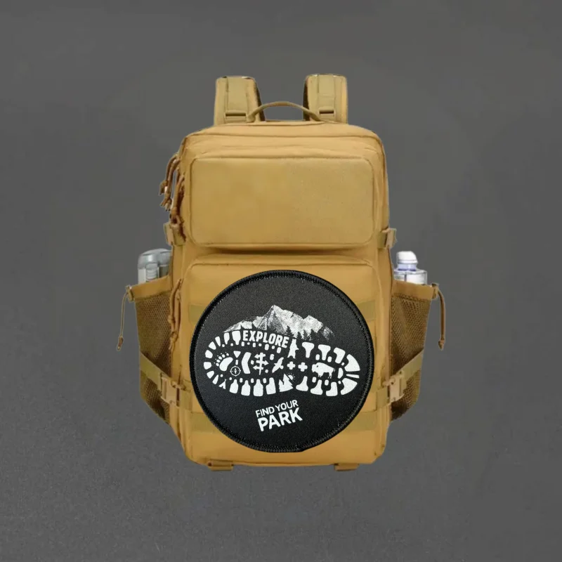 Parche de impresión para senderismo, chaleco táctico, sombreros con gancho y bucle, insignia de moral, mochila, pegatinas decorativas, parches para brazalete para ropa