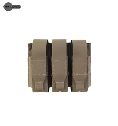 PEW bolsa táctica MOLLE FB3 triple flashbang con cubierta abatible