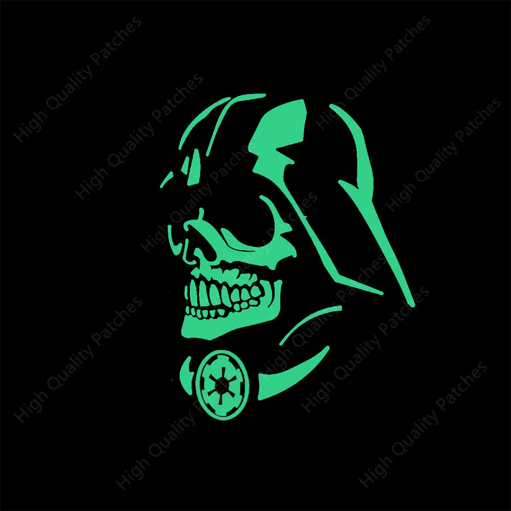 Insignia de brazo de PVC que brilla en la oscuridad, pegatina mágica, insignia de moral, insignia de mochila, parches militares de costura DIY - imagen 3