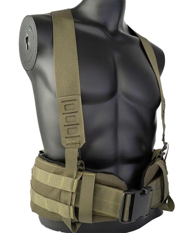 Tirantes de accesorios de caza, correa de hombro doble tipo Y para cinturón táctico - imagen 4