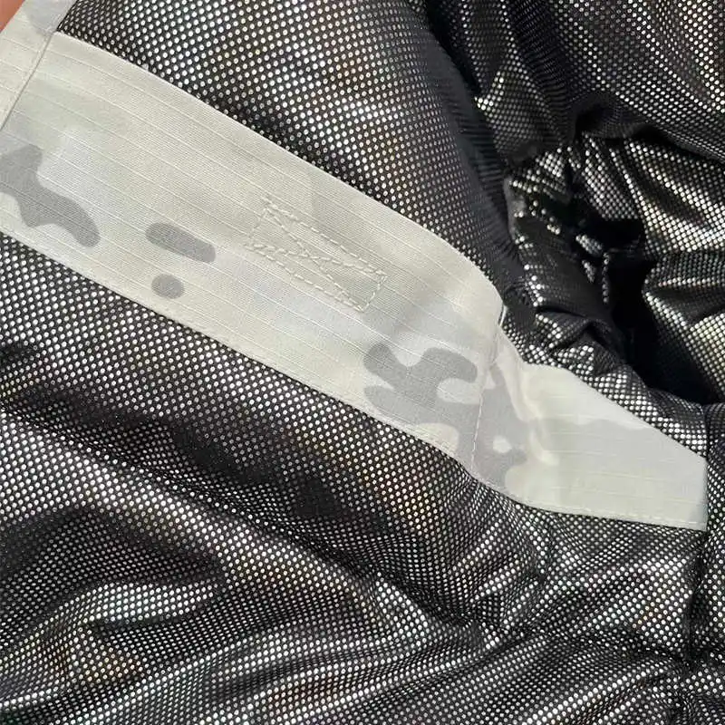 Abrigo acolchado de invierno para esquí Snow Camo |   Ropa de abrigo térmica a prueba de viento con aislamiento para campo de nieve y equipo al aire libre - imagen 5