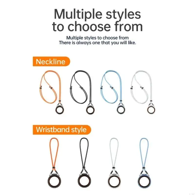 Correa magnética desmontable para teléfono, soporte ajustable para cuello y hombro, soporte para teléfono antideslizante para - imagen 5