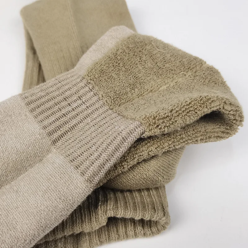 Calcetines militares de longitud media para hombre, medias deportivas gruesas, antideslizantes, absorbentes de sudor, transpirables, para ciclismo y senderismo - imagen 2