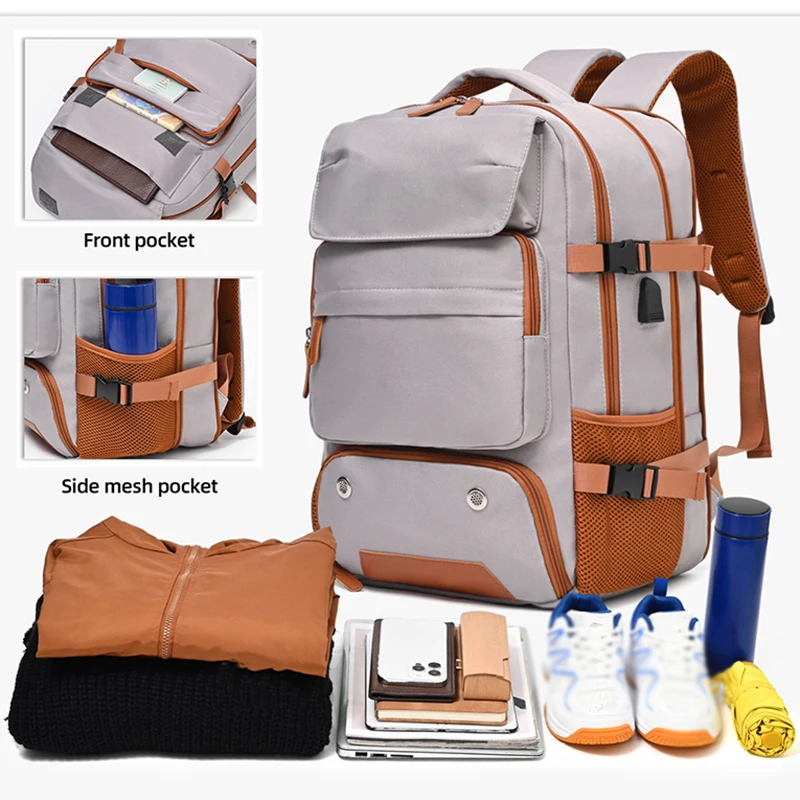 Mochila para senderismo, Camping, escalada, exterior, gimnasio, Fitness, entrenamiento deportivo, bolsas de Yoga, viaje de negocios, bolsa de almacenamiento para ordenador portátil universitario - imagen 2