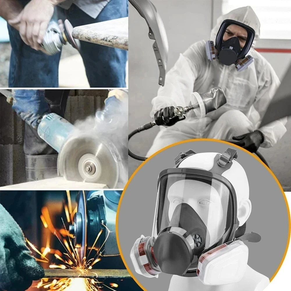 SJL Máscara Antigás FFP3 – Protección pintura fumigación y polvo
