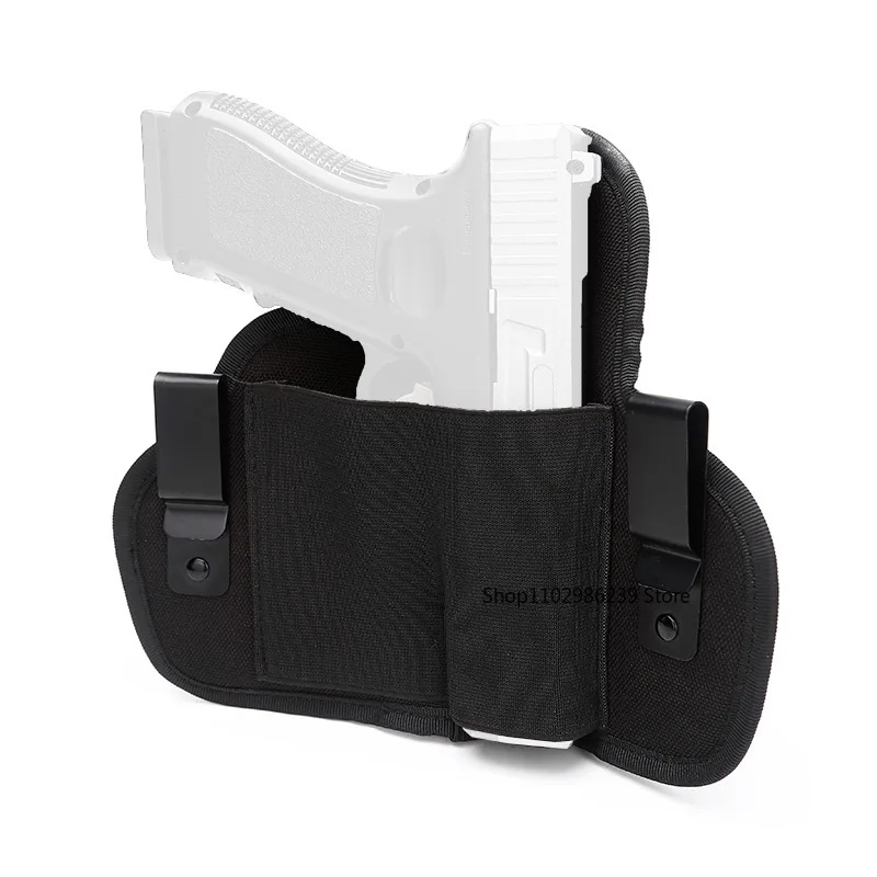 Funda táctica IWB – Funda de pistola con cinturilla interior universal para transporte de mano derecha, funda de transporte oculta ajustable