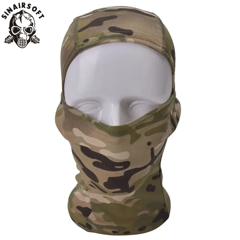 Gorro pasamontañas de camuflaje para ciclismo, máscara facial completa para deportes al aire libre, caza, senderismo, máscara de esquí, casco de motocicleta, gorra interior - imagen 2