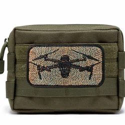 Parche de moral UAV bordado con gancho y bucle para mochila o ropa