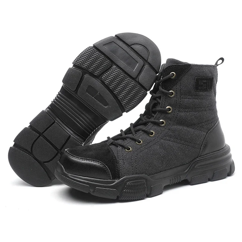 Botas de hombre, zapatos de combate para hombre, deporte al aire libre, escalada, montañas, Cross Country, zapatillas de deporte para hombre, zapatos de seguridad para hombre