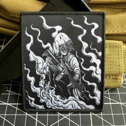 Parche táctico Death M4 Rifleman Reaper calavera velcro