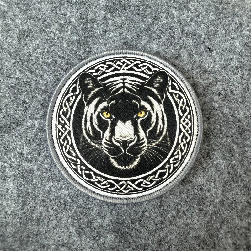 Parche táctico de tótem Animal con estampado de gancho y bucle, insignia de moral, brazalete militar, mochila, apliques decorativos para ropa - imagen 3