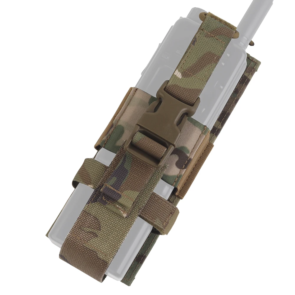 Bolsa táctica de Radio estilo serie R con soporte MOLLE, bolsa para Walkie Talkie para portador de placa, aparejo de pecho, accesorios de caza - imagen 5