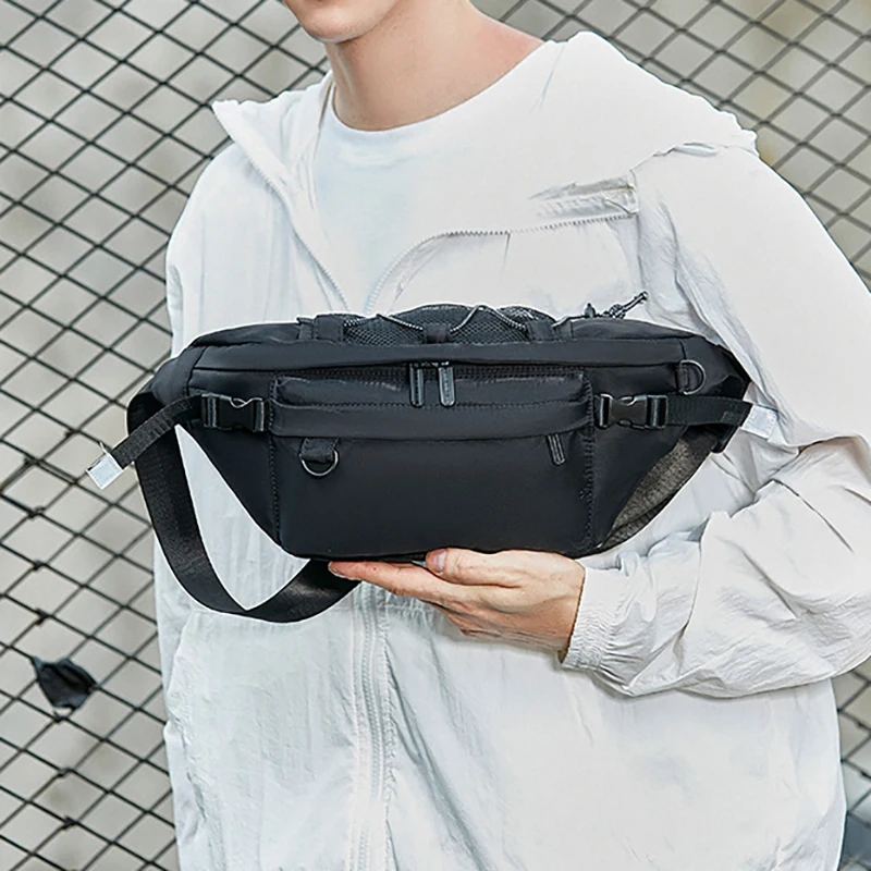 Bolsa de pecho para deportes al aire libre, bolsa cruzada portátil para deportes, gimnasio, ciclismo, correr, senderismo, caza, funda para pistola, riñonera para hombres - imagen 2