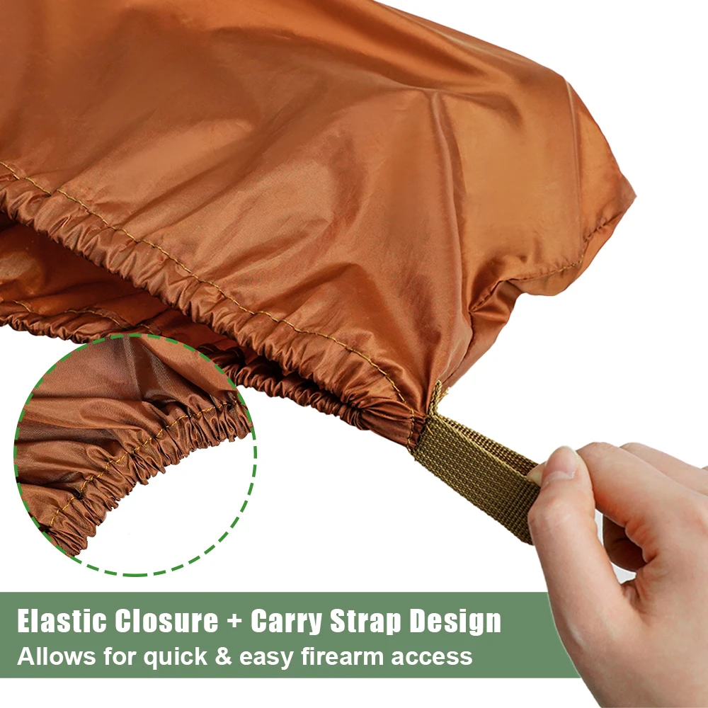 Funda ligera resistente al agua para pistola, rifle y escopeta
