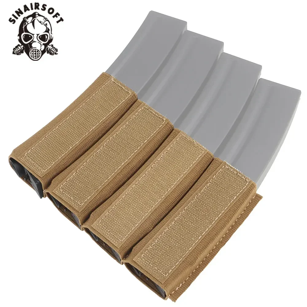 Bolsa táctica MP7 cuádruple Mag MK4, chaleco táctico ligero, aparejo de pecho, inserto de revista MP7, bolsa de munición de caza